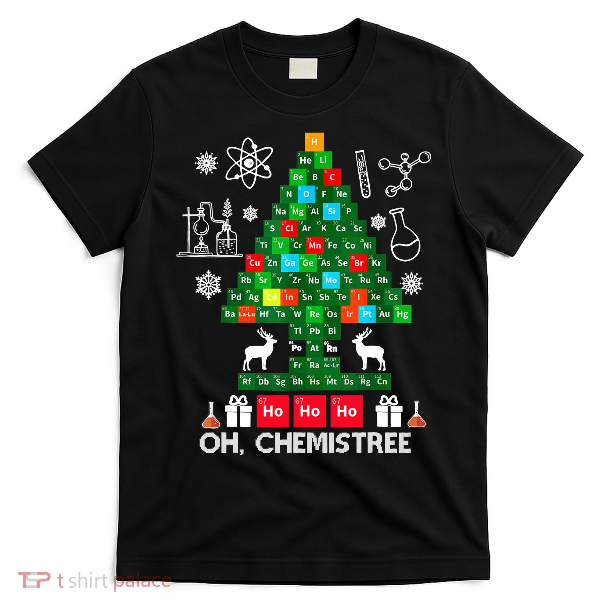 Science Christmas Shirt Oh Chemist Tree Chemistree T-Shirt