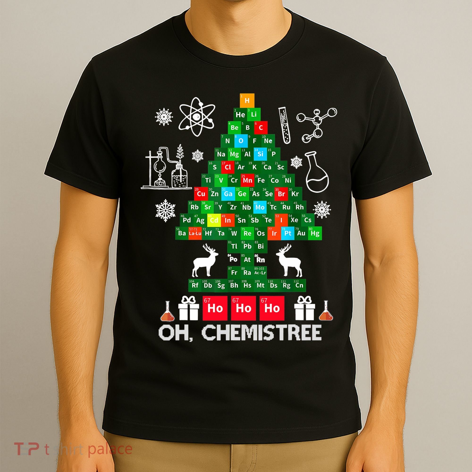 Science Christmas Shirt Oh Chemist Tree Chemistree T-Shirt