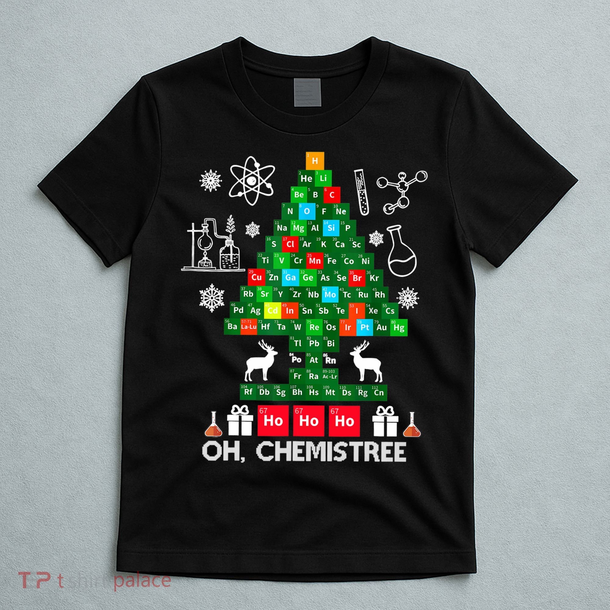 Science Christmas Shirt Oh Chemist Tree Chemistree T-Shirt