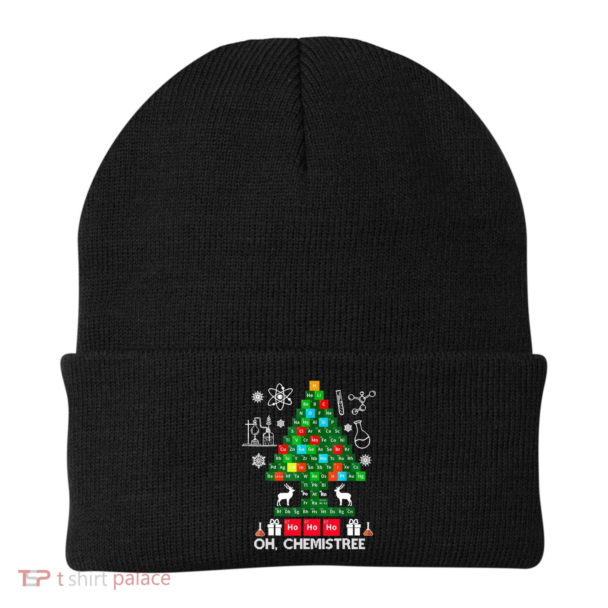 Science Christmas Shirt Oh Chemist Tree Chemistree Beanie