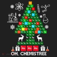 Science Christmas Shirt Oh Chemist Tree Chemistree Golf Towel thumb 3