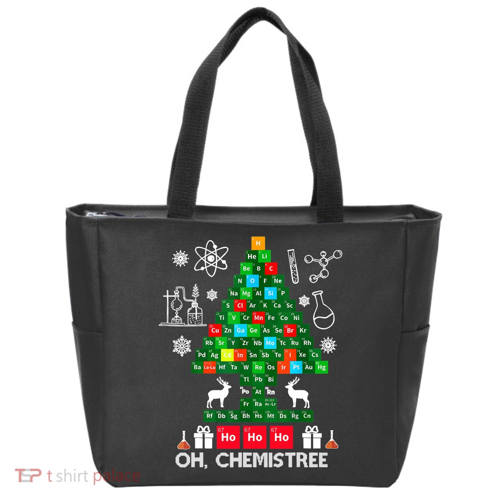 Science Christmas Shirt Oh Chemist Tree Chemistree Tote Bag