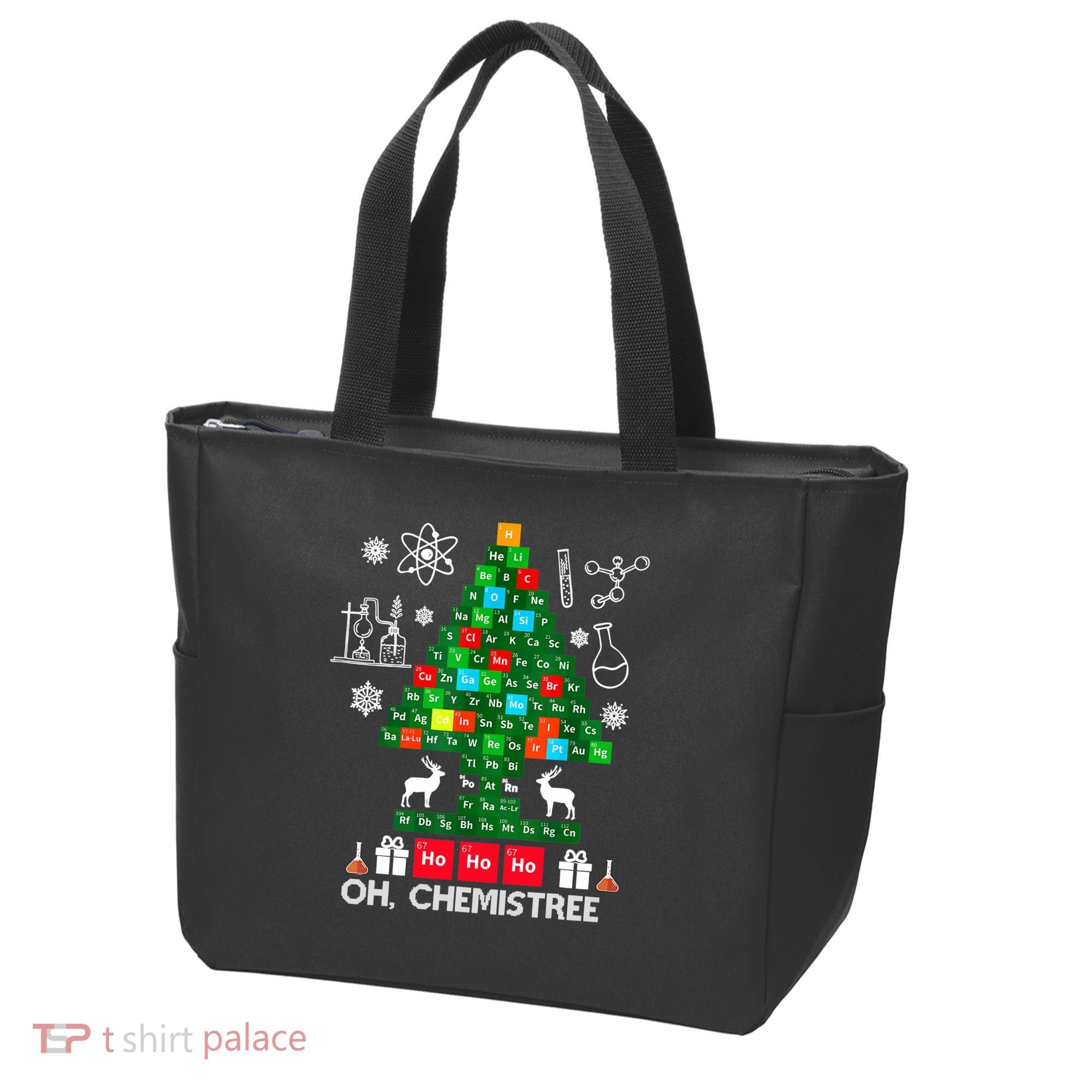 Science Christmas Shirt Oh Chemist Tree Chemistree Tote Bag