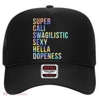 Super Cali Swagilistic Sexy Hella Dopeness Tie Dye Hat thumb 0