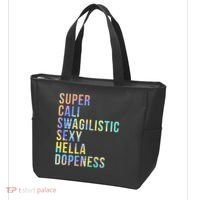 Super Cali Swagilistic Sexy Hella Dopeness Tie Dye Tote Bag thumb 3