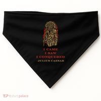 Stoicism Came Saw Conquered Julius Caesar Stoic USA-Made Doggie Bandana thumb 0