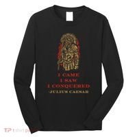 Stoicism Came Saw Conquered Julius Caesar Stoic Long Sleeve Shirt thumb 0