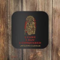 Stoicism Came Saw Conquered Julius Caesar Stoic Coaster thumb 0