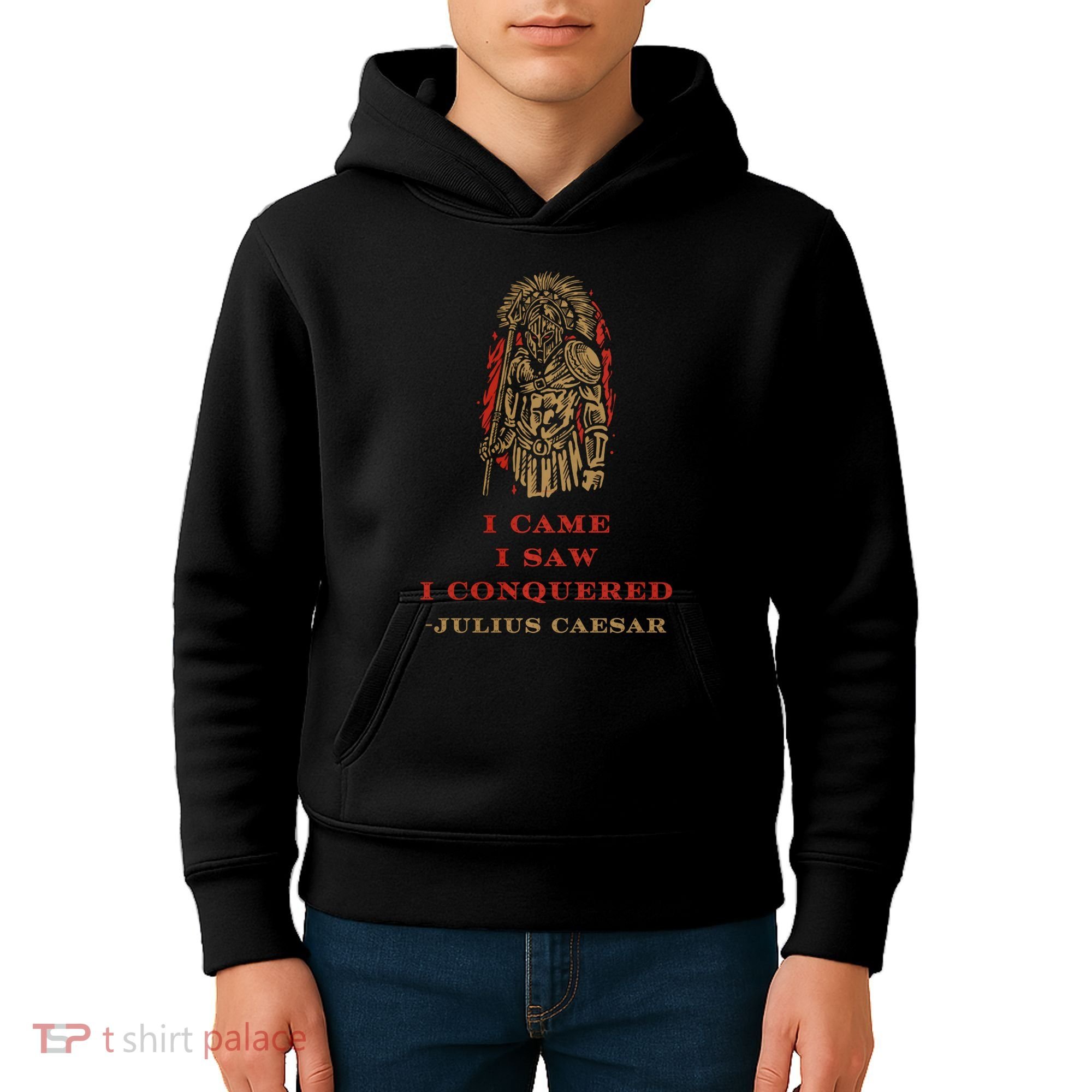 Stoicism Came Saw Conquered Julius Caesar Stoic Kids Hoodie