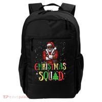 Santa Christmas Squad Black African American Pajamas Backpack thumb 0