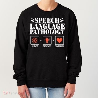 Science Cute Speech Language Pathology Slp Therapist Gift Women's Sweatshirt