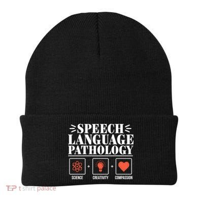 Science Cute Speech Language Pathology Slp Therapist Gift Beanie