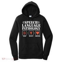 Science Cute Speech Language Pathology Slp Therapist Gift Women's Hoodie thumb 0