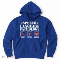 Science Cute Speech Language Pathology Slp Therapist Gift Hoodie thumb 0