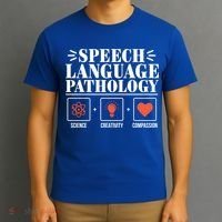 Science Cute Speech Language Pathology Slp Therapist Gift T-Shirt thumb 3