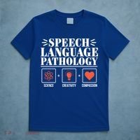 Science Cute Speech Language Pathology Slp Therapist Gift T-Shirt thumb 5