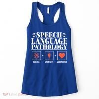 Science Cute Speech Language Pathology Slp Therapist Gift Women's Tank Top thumb 0