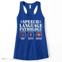 Science Cute Speech Language Pathology Slp Therapist Gift Women's Tank Top thumb 0