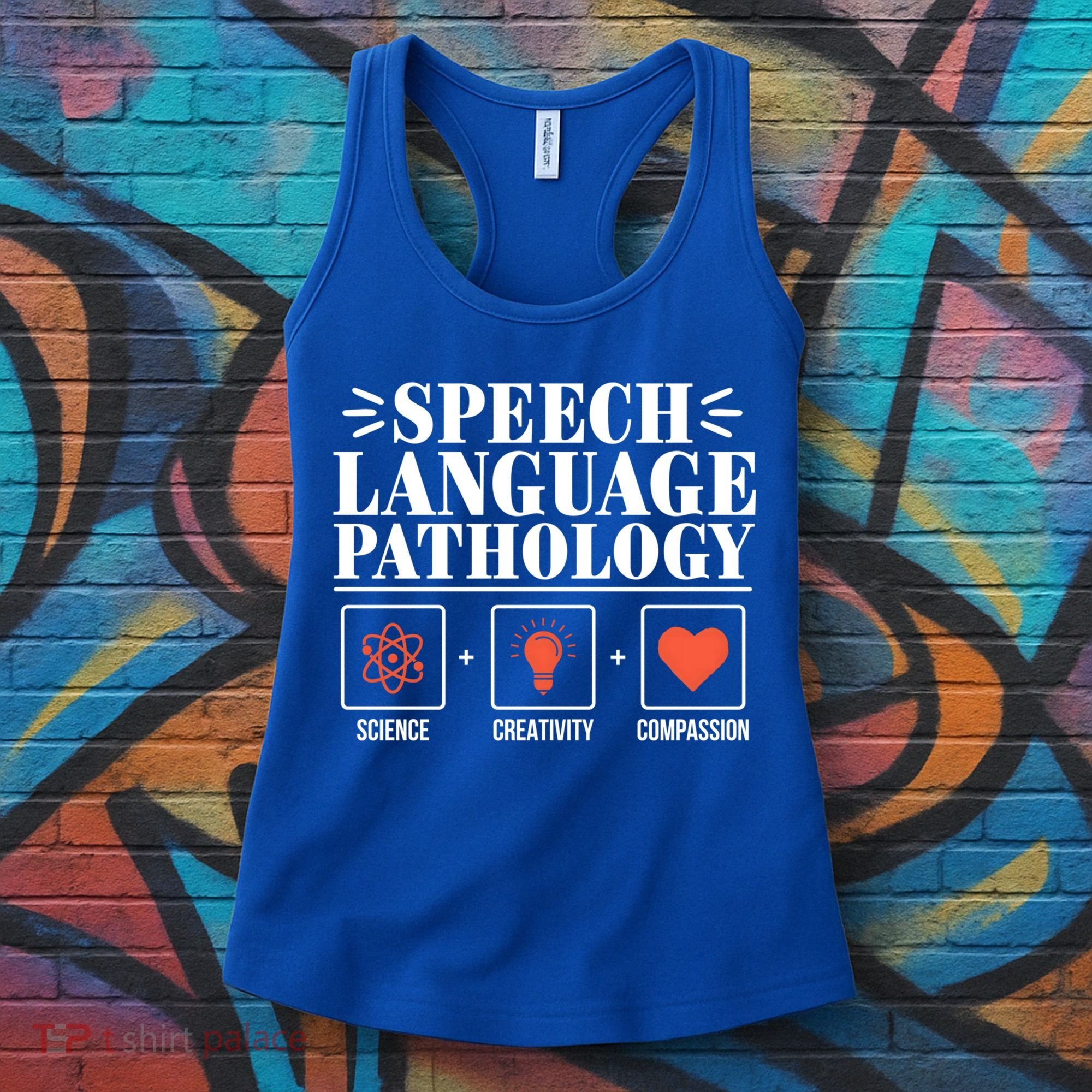 Science Cute Speech Language Pathology Slp Therapist Gift Women's Tank Top