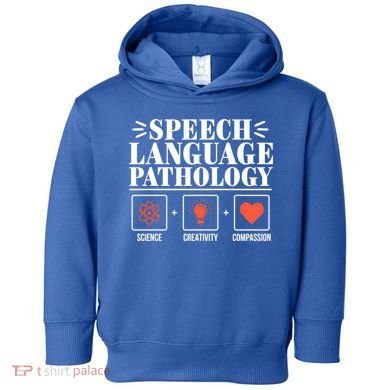 Science Cute Speech Language Pathology Slp Therapist Gift Toddler Hoodie
