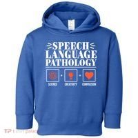 Science Cute Speech Language Pathology Slp Therapist Gift Toddler Hoodie thumb 0