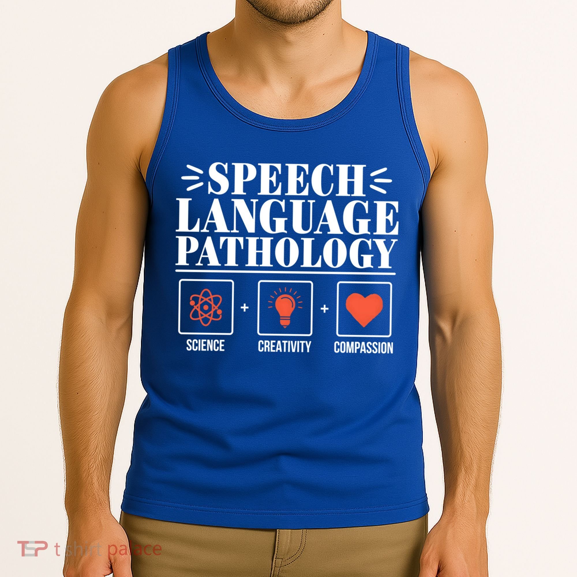 Science Cute Speech Language Pathology Slp Therapist Gift Tank Top