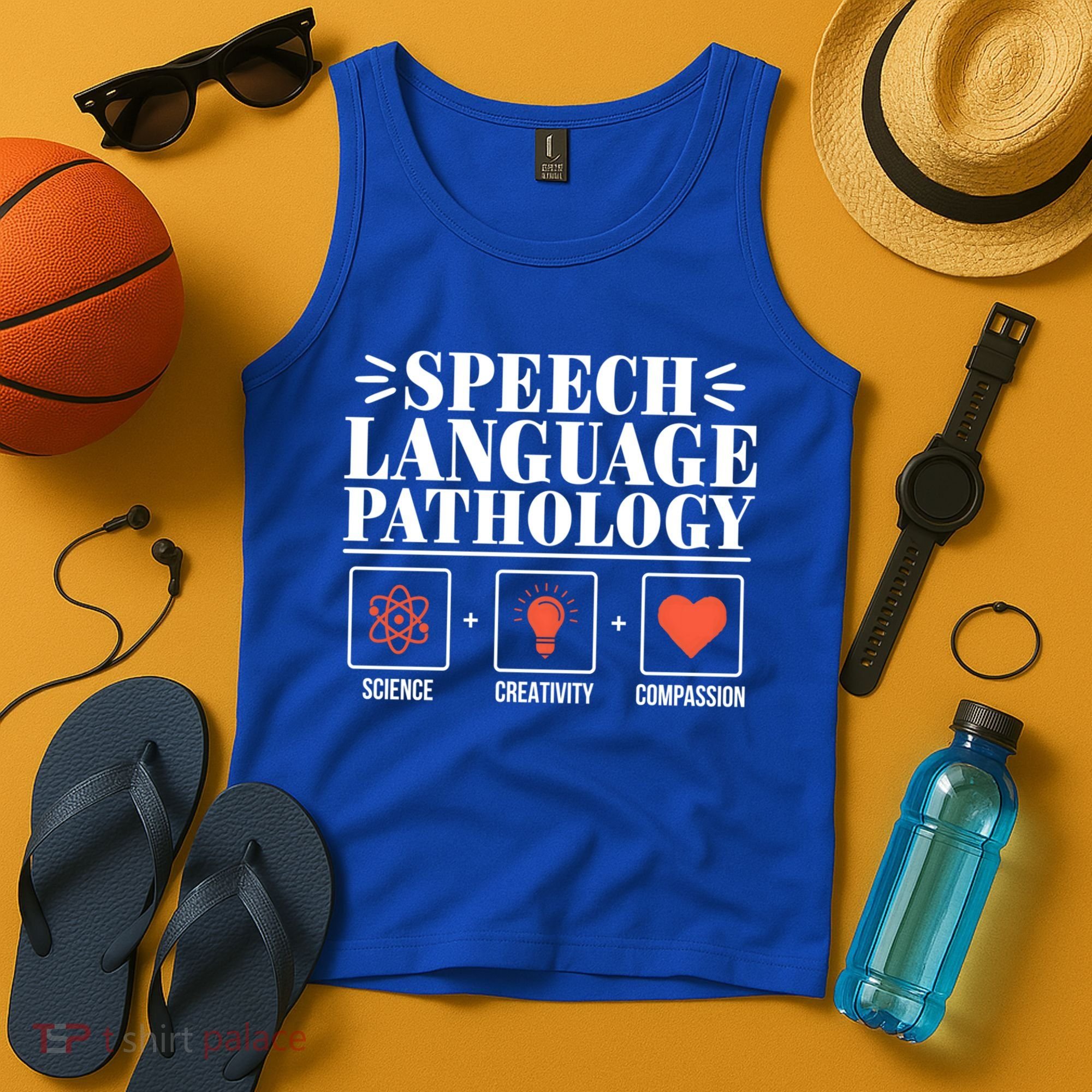 Science Cute Speech Language Pathology Slp Therapist Gift Tank Top