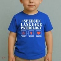 Science Cute Speech Language Pathology Slp Therapist Gift Toddler T-Shirt thumb 2