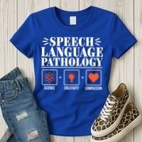 Science Cute Speech Language Pathology Slp Therapist Gift Women's T-Shirt thumb 3