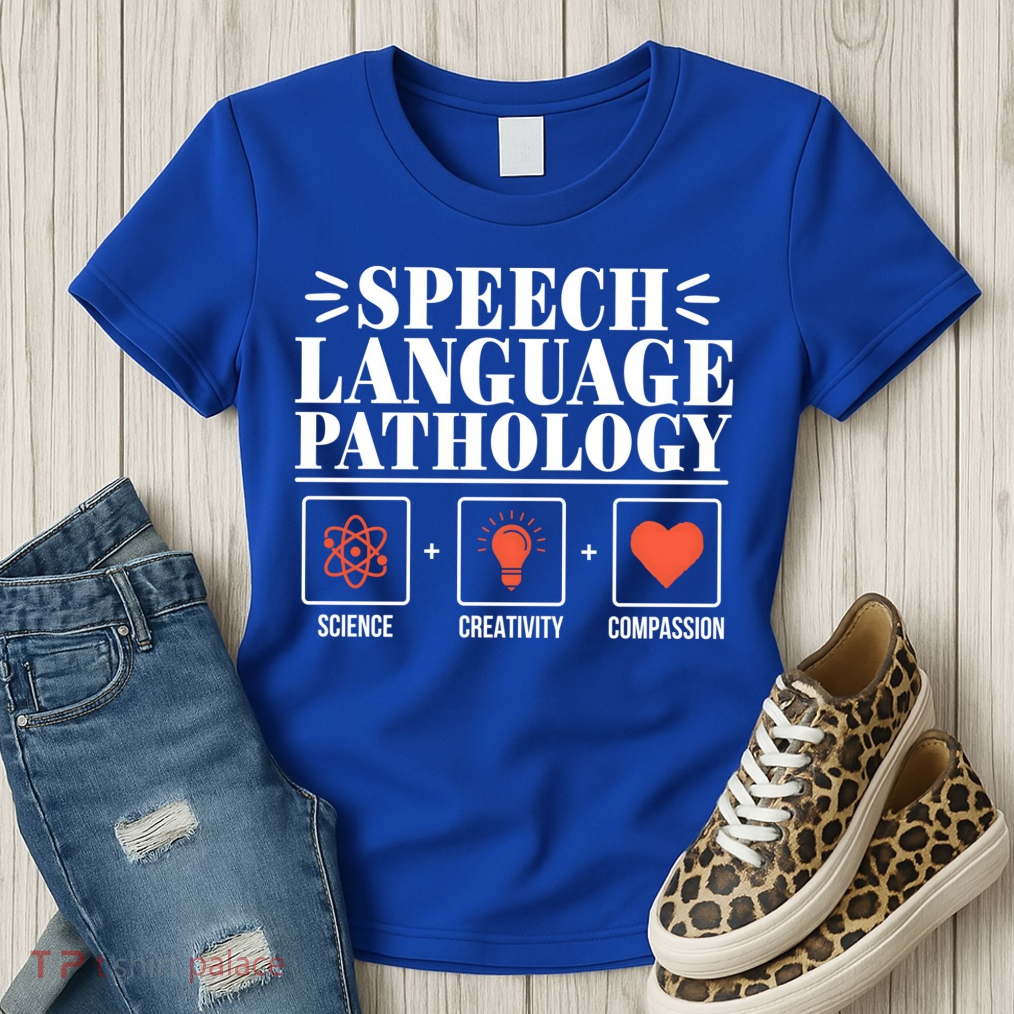 Science Cute Speech Language Pathology Slp Therapist Gift Women's T-Shirt