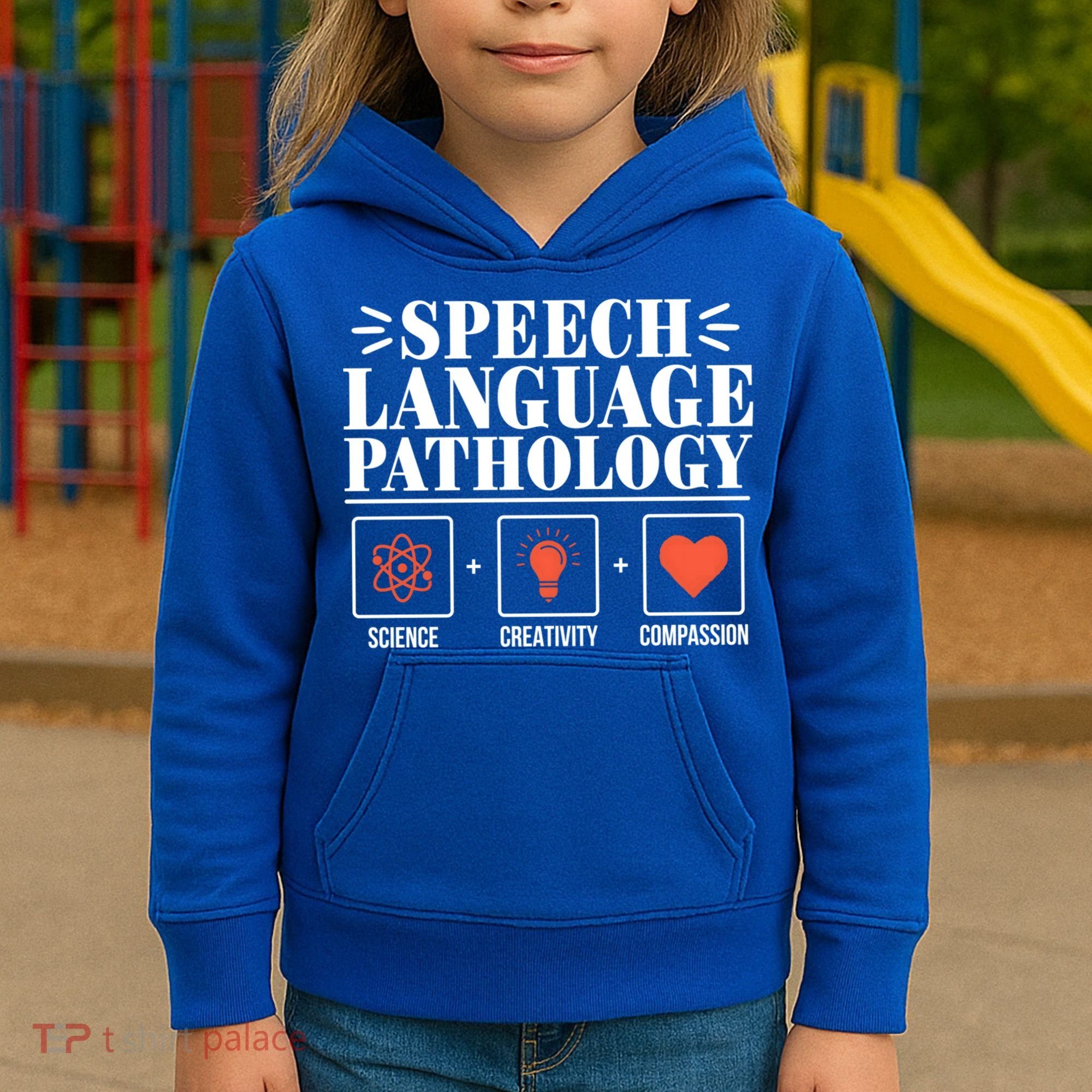 Science Cute Speech Language Pathology Slp Therapist Gift Kids Hoodie