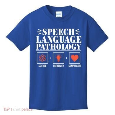 Science Cute Speech Language Pathology Slp Therapist Gift Kids T-Shirt