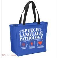 Science Cute Speech Language Pathology Slp Therapist Gift Tote Bag thumb 2