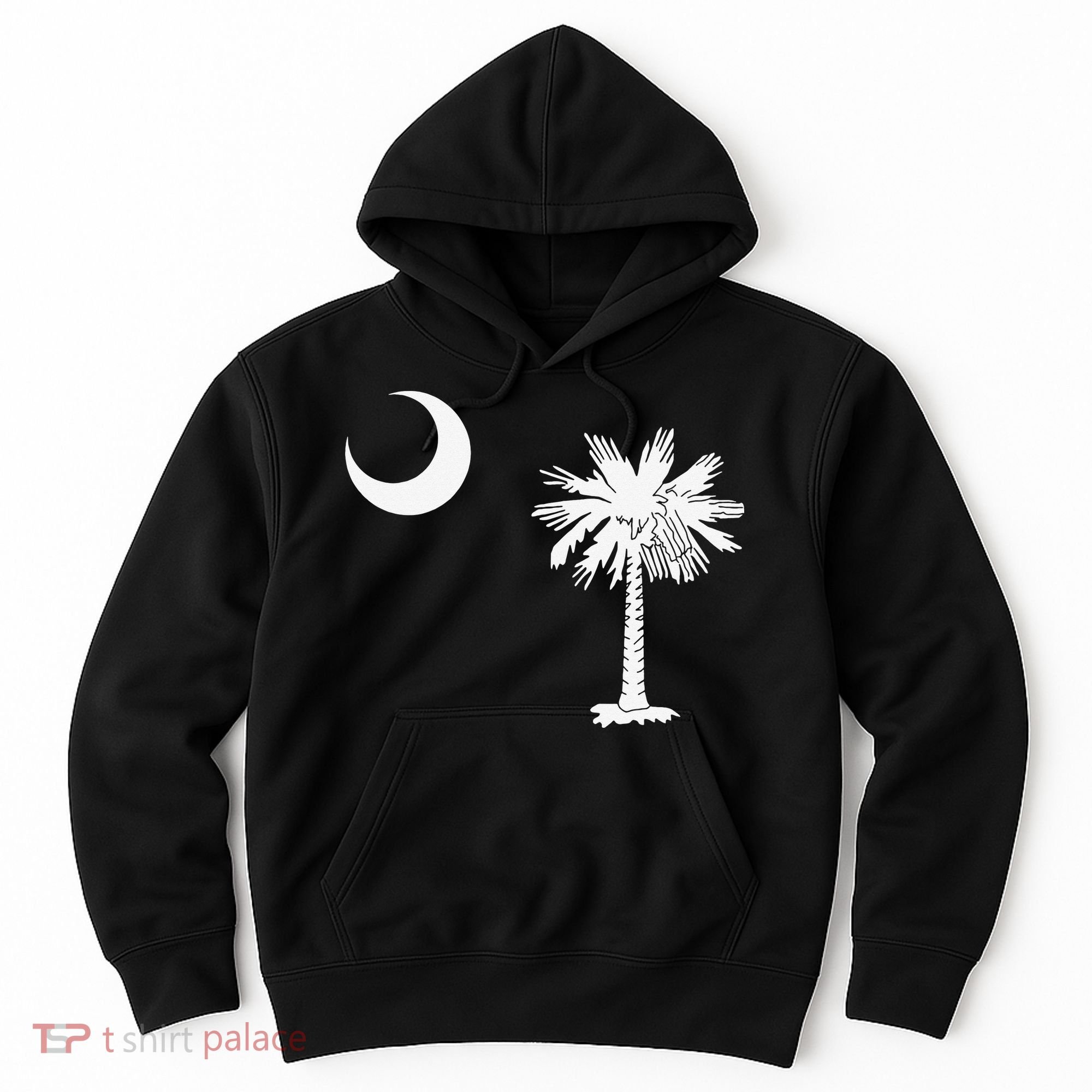 South Carolina State Flag Palmetto Moon SC Pride Hoodie