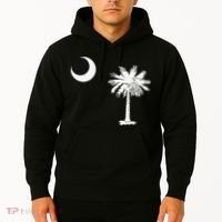 South Carolina State Flag Palmetto Moon SC Pride Hoodie thumb 2