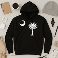 South Carolina State Flag Palmetto Moon SC Pride Hoodie thumb 3