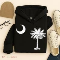 South Carolina State Flag Palmetto Moon SC Pride Hoodie thumb 4
