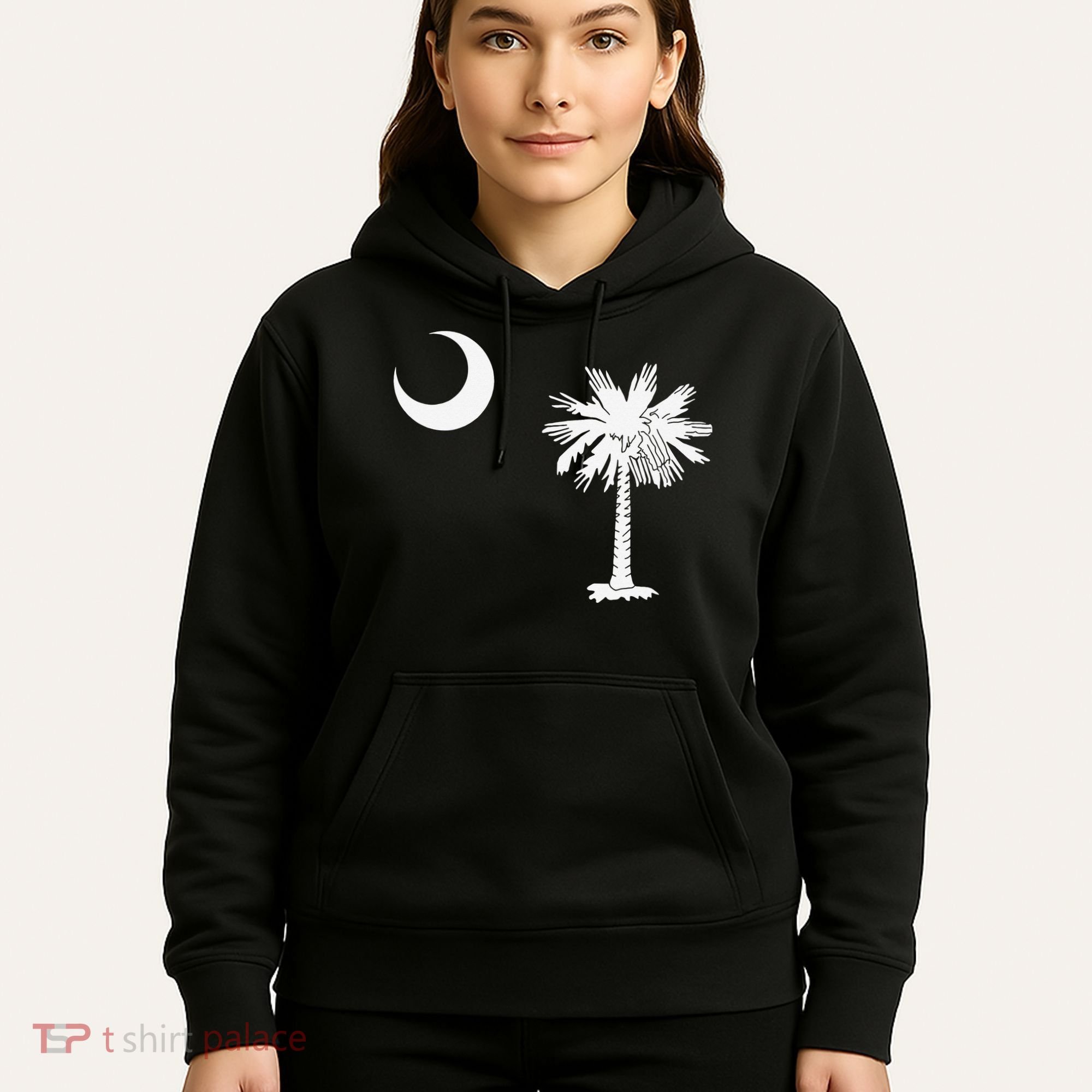 South Carolina State Flag Palmetto Moon SC Pride Hoodie