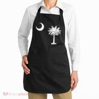South Carolina State Flag Palmetto Moon SC Pride Apron thumb 2