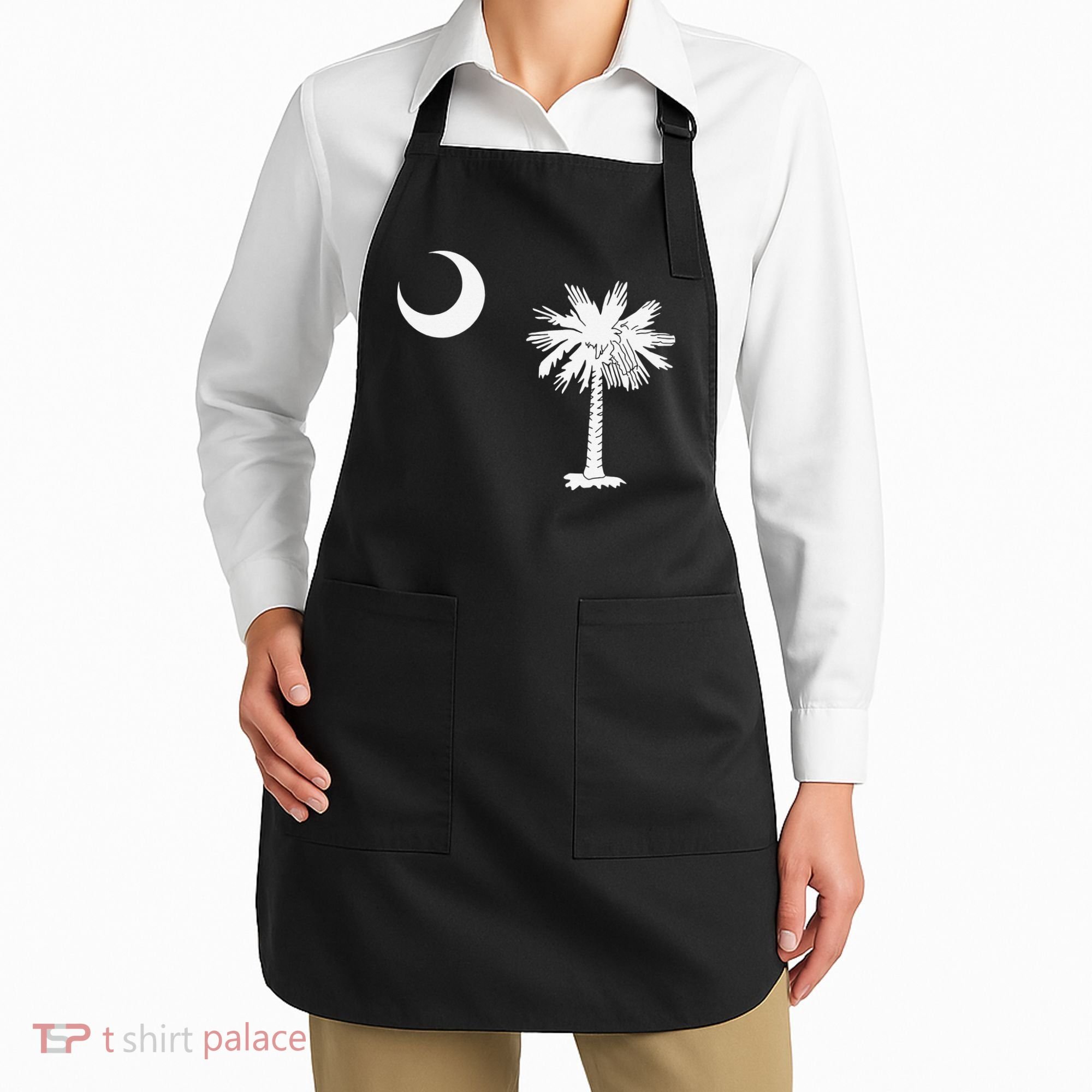 South Carolina State Flag Palmetto Moon SC Pride Apron