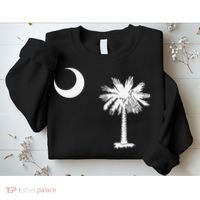 South Carolina State Flag Palmetto Moon SC Pride Sweatshirt thumb 2