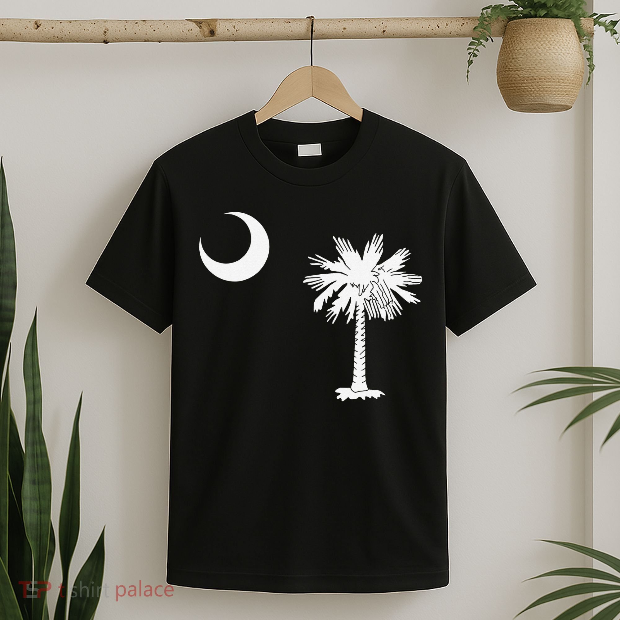 South Carolina State Flag Palmetto Moon SC Pride T-Shirt