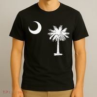 South Carolina State Flag Palmetto Moon SC Pride T-Shirt thumb 3
