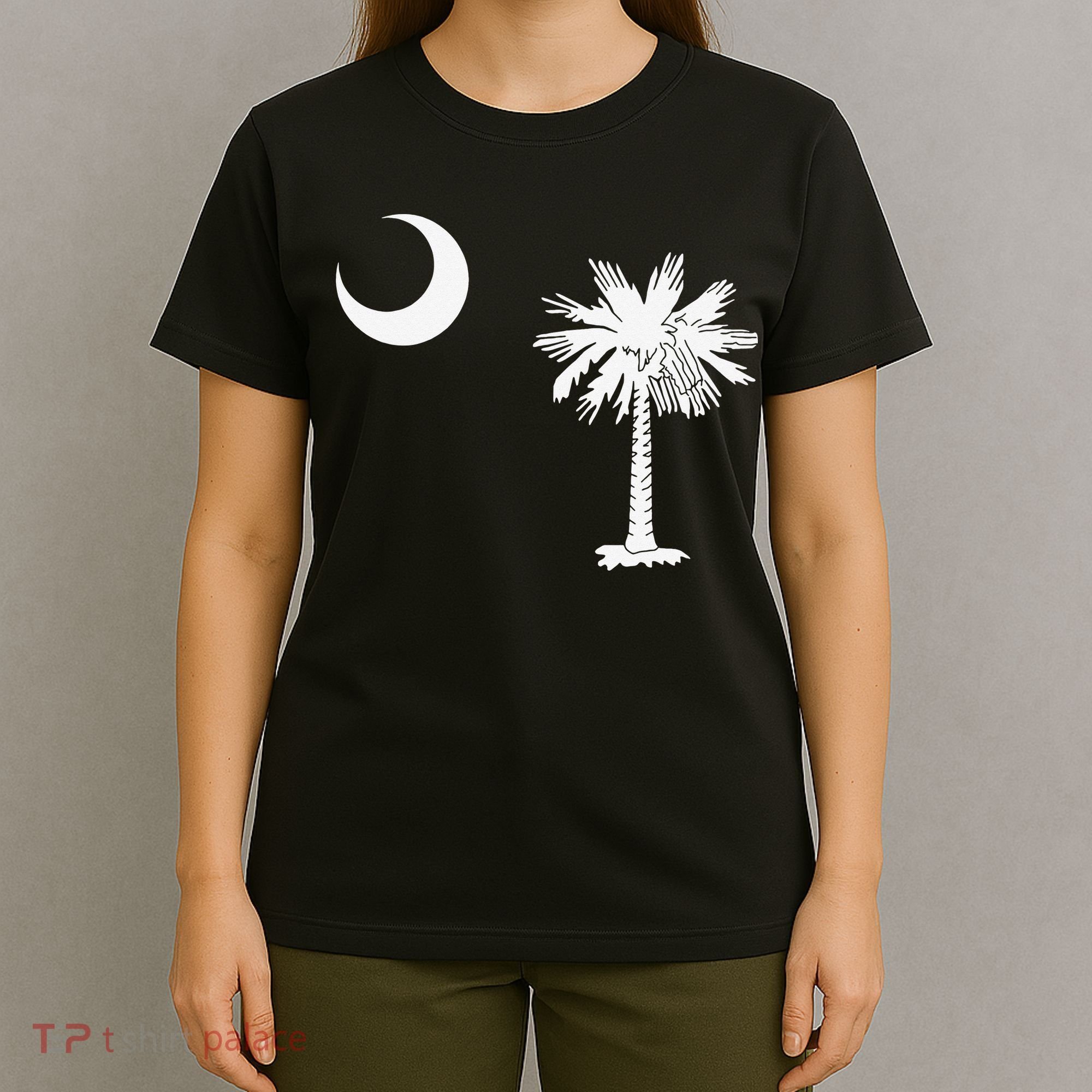 South Carolina State Flag Palmetto Moon SC Pride T-Shirt