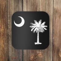 South Carolina State Flag Palmetto Moon SC Pride Coaster thumb 0