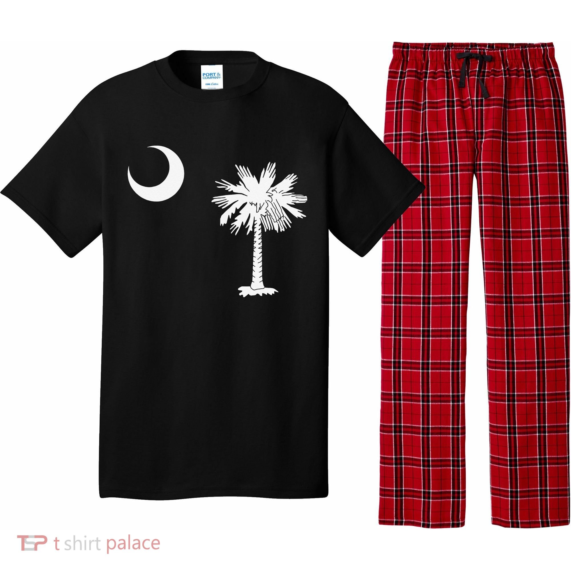 South Carolina State Flag Palmetto Moon SC Pride Pajama Set