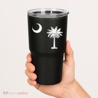 South Carolina State Flag Palmetto Moon SC Pride Tumbler thumb 2