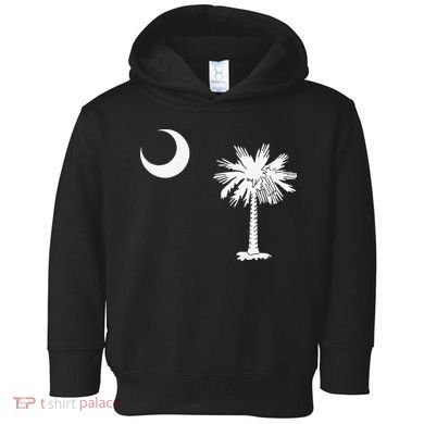 South Carolina State Flag Palmetto Moon SC Pride Toddler Hoodie