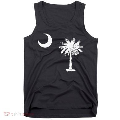 South Carolina State Flag Palmetto Moon SC Pride Tank Top