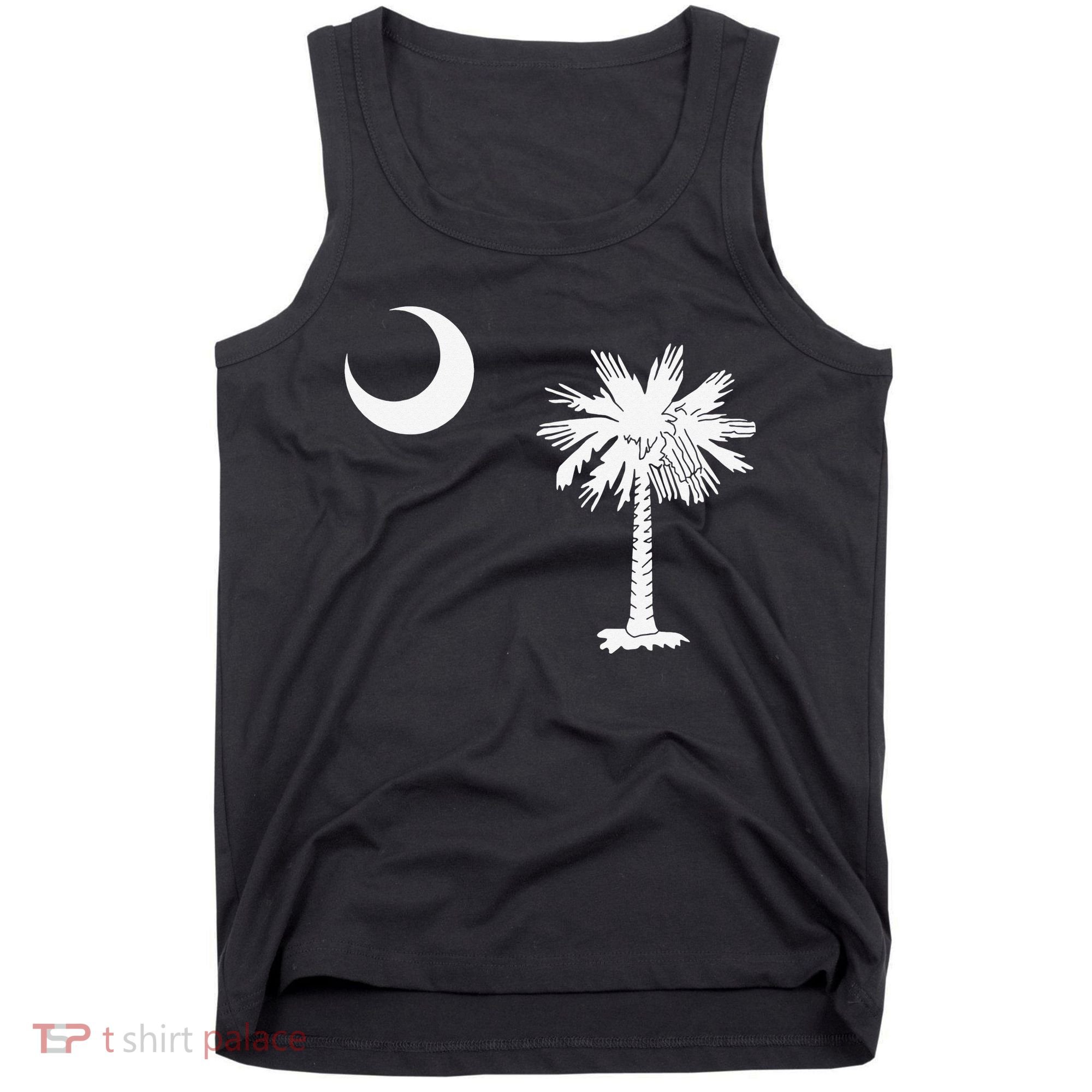 South Carolina State Flag Palmetto Moon SC Pride Tank Top